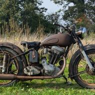 Sarolea Model  350cc OHV 1951 patina condition runs and rides