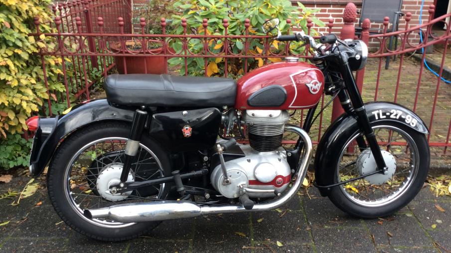 250cc OHV Matchless G2 1956 with dutch registration papers