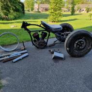 Harley Davidson Servicar parts/project with uk registration