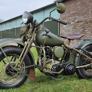 1941 Harley Davidson WL750 Typ 2 mit military longfork ex south african army