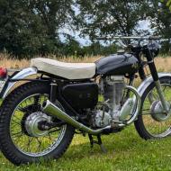 AJS 18CS Competition Scrambler 1958 swedisch papers