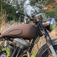 Sarolea Model  350cc OHV 1951 patina condition runs and rides