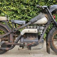 New arrival Nimbus 750cc  four model Special 1952 in old paint