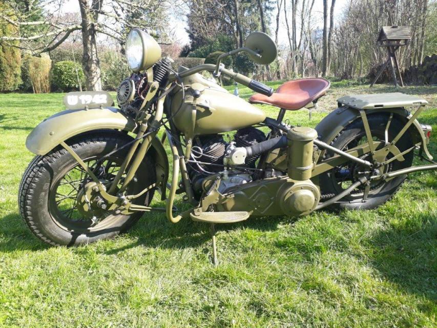 Harley Davidson U1200cc 1942 ex world War 2 only 2000 where built