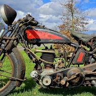 Terrot OS 250cc 1930 with french papers in beautiful first paint condition