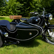 BMW R60 with Hollandia sidecar 1965 dutch registration papers