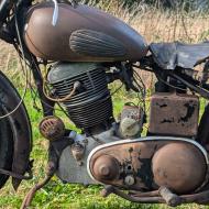 Sarolea Model  350cc OHV 1951 patina condition runs and rides