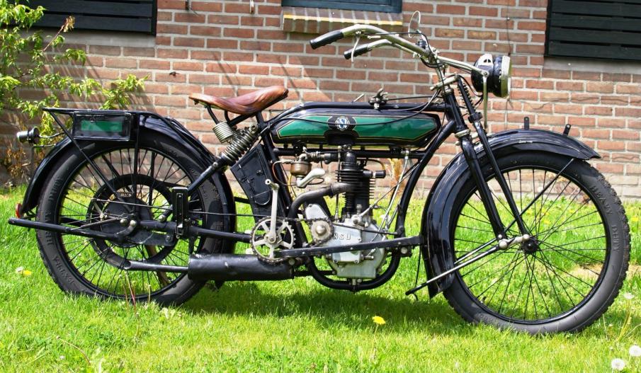 NSU 3HP 350cc 1922 with german registration papers and tuv