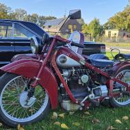 Nimbus 750cc fourcilinder 1938 with sidecar, dutch registration