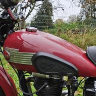 BSA C11 250cc 1951 with dutch registration