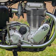 AJS 18CS Competition Scrambler 1958 swedisch papers