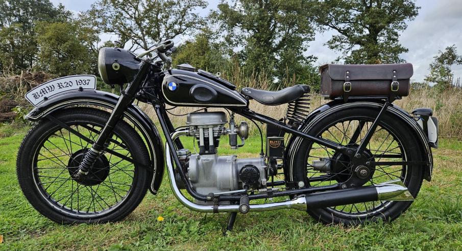 BMW R20 Mono 1937 matching numbers, dutch registration