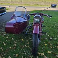 Nimbus 750cc fourcilinder 1938 with sidecar, dutch registration