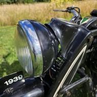 DKW NZ 350cc 1939 with original old and new dutch registration