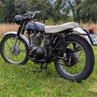 AJS 18CS Competition Scrambler 1958 swedisch papers