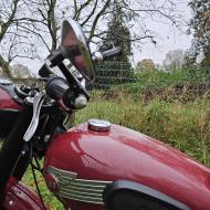 BSA C11 250cc 1951 with dutch registration