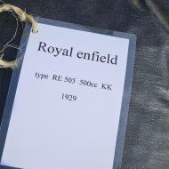 1929 Royal Enfield 500cc OHV model 505 with danisch papers