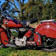 Indian Chief 1200cc  1946 in perfect overhauled condition dutch registration