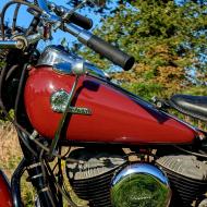 Indian Chief 1200cc  1946 in perfect overhauled condition dutch registration