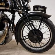 Benelli 500cc OHC  1939 with italian registration very rare bike