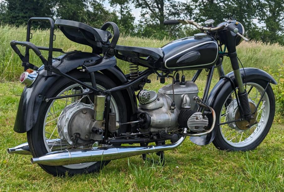 IFA MZ Bk350 two stroke boxer Twin 1955 german papers | Dutch Lion ...