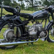 IFA MZ Bk350 two stroke boxer Twin 1955 german papers