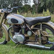 BSA A7S 500cc Twin  1953  danisch registration