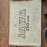 Jawa Perak 250cc Tools plus 3 manuals