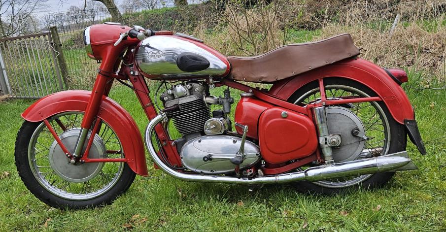 Jawa 500cc 1958 Ohc mod 15 matching numbers | Dutch Lion Motorbikes