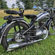 DKW NZ 350cc 1939 with original old and new dutch registration