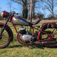 Hoffmann 125cc 1950 in first paint rare german machine