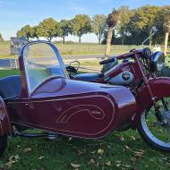 Nimbus 750cc fourcilinder 1938 with sidecar, dutch registration