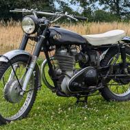 AJS 18CS Competition Scrambler 1958 swedisch papers