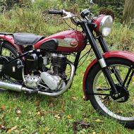 BSA C11 250cc 1951 with dutch registration