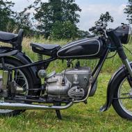 IFA MZ Bk350 two stroke boxer Twin 1955 german papers