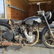 Royal Enfield 350cc ohv 1946 with belgian registration papers