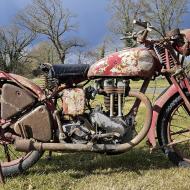 Ariel WNG 350cc 1940 Ex world war 2 machine french barnfind great project