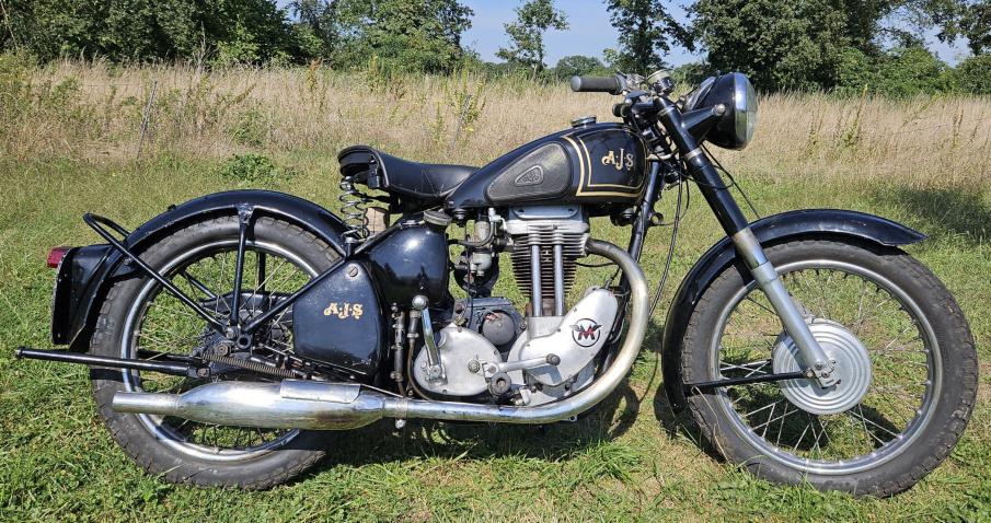 AJS 16M Telerigid 350cc OHV with danisch registration papers