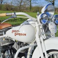 Harley Davidson WLC 750cc 1943 with dutch registration papers fully rebuilt and restored