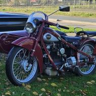 Nimbus 750cc fourcilinder 1938 with sidecar, dutch registration