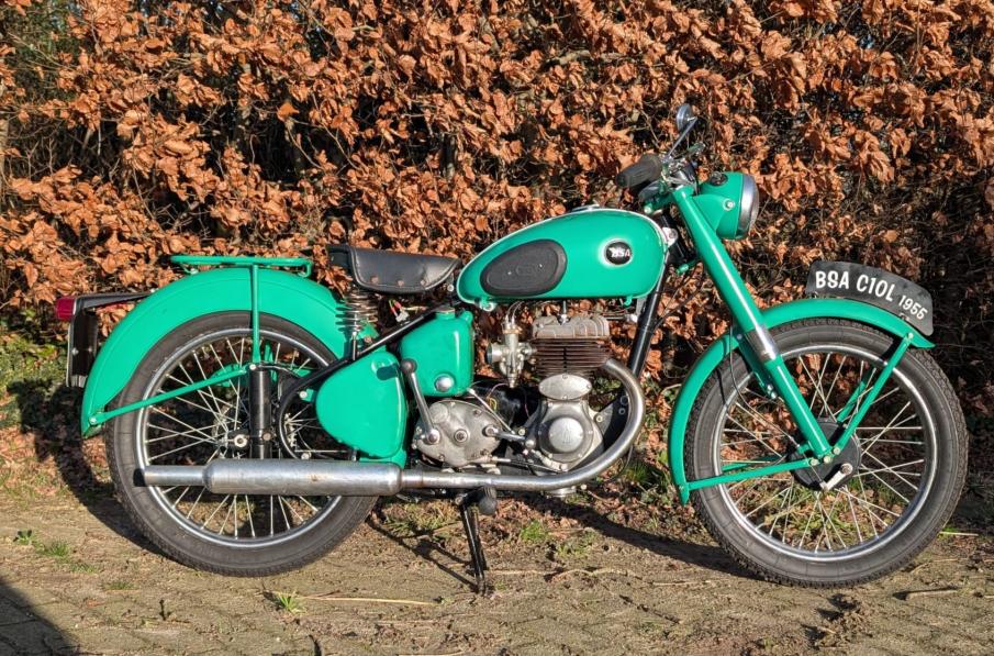 BSA C10L 1955 with dutch registration