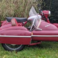 Jawa 350cc with 560 Jawa velorex with belgian papers