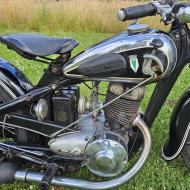 DKW NZ 350cc 1939 with original old and new dutch registration