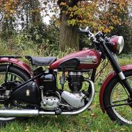 BSA C11 250cc 1951 with dutch registration