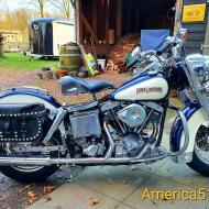 Harley Davidson FLHF 1200 1972 in fully rebuilt condition