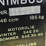 Nimbus 750cc Model C 1952 danisch papers matching numbers