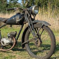 DKW RT98 barnfind engine turns gearbox shifts  1939