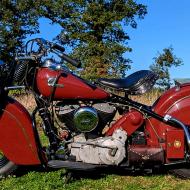 Indian Chief 1200cc  1946 in perfect overhauled condition dutch registration