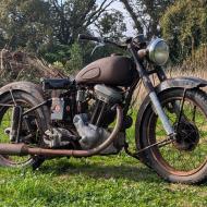 Sarolea Model  350cc OHV 1951 patina condition runs and rides