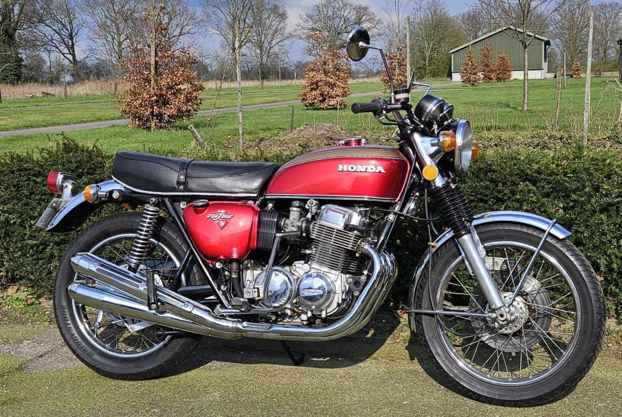 Honda CB750cc K2 1974 with dutch registration in fully restored condition